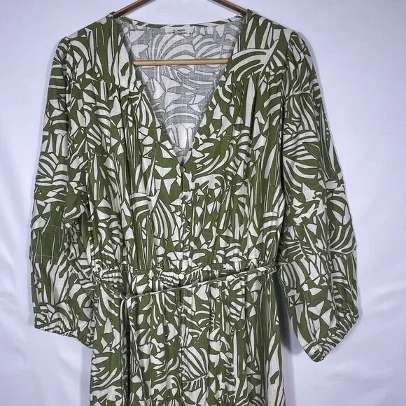 olive green and cream dress CAMELIA MAXI DRESS main image 0